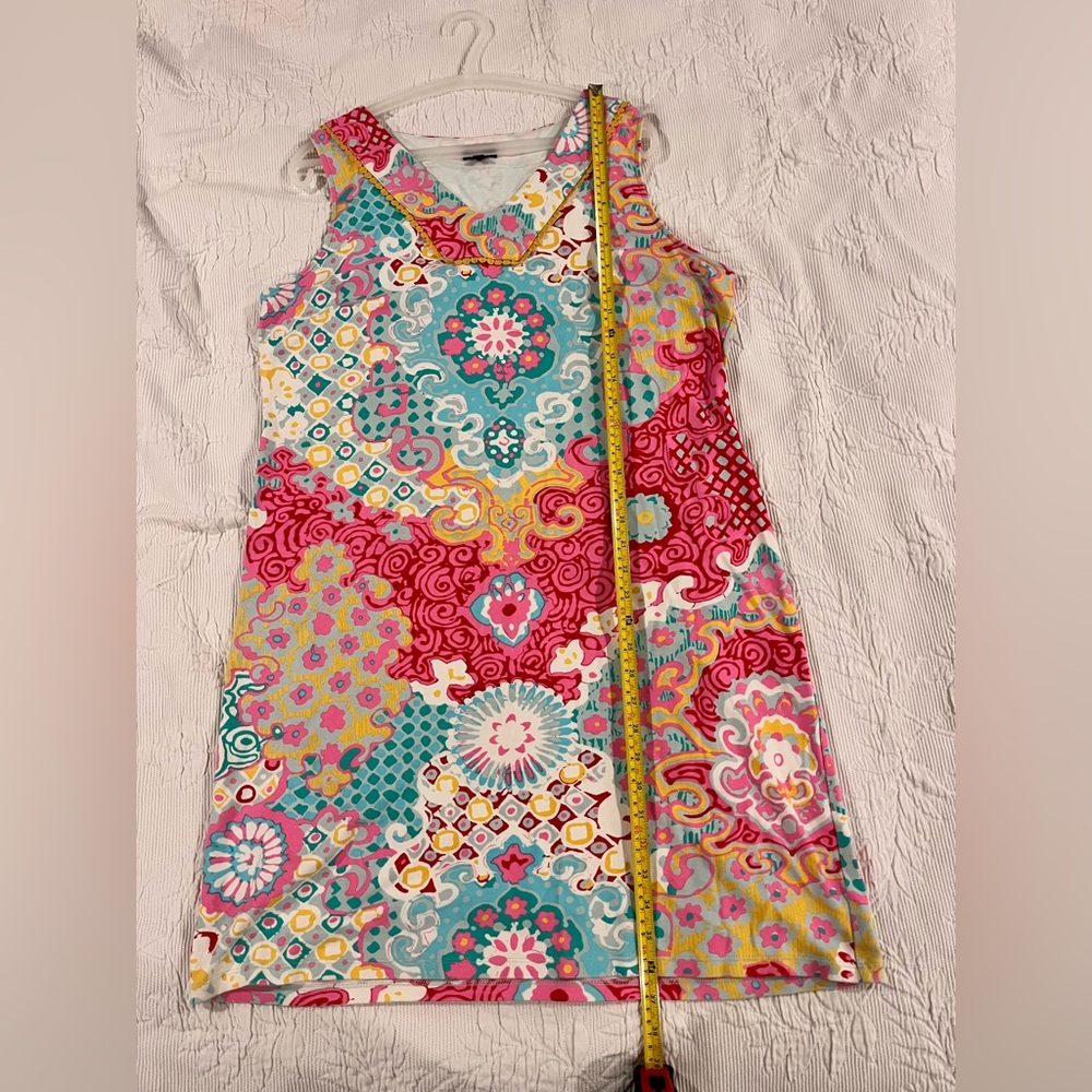 Talbots Multicolor Patterned Midi Dress - Picture 2 of 5